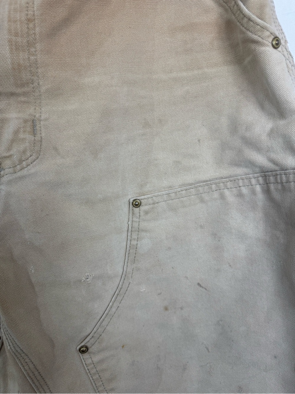 Vintage Carhartt USA Made Double Knee Work Pants Brown Duck Canvas Size 36 - Picture 4 of 12